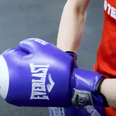 Тренировка по боксу (с. Кочубеевское Ставропольского края)